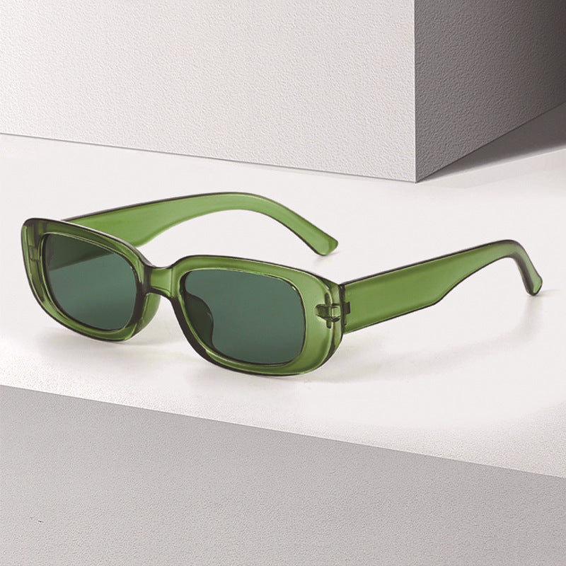 Wholesale PC Ladies Retro Small Frame Square Color Changing Sunglasses